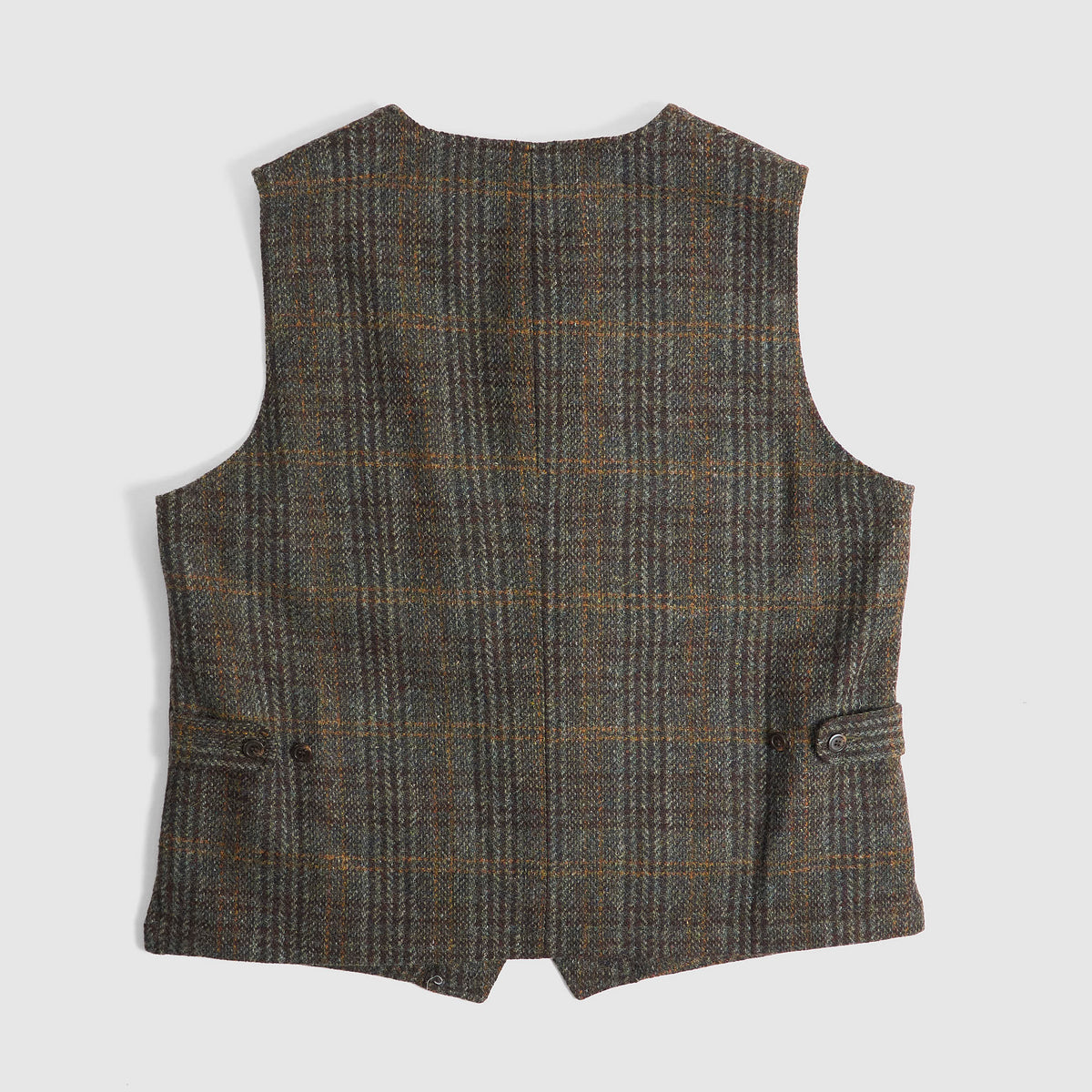 Sage de Cret Harris Tweed Vest