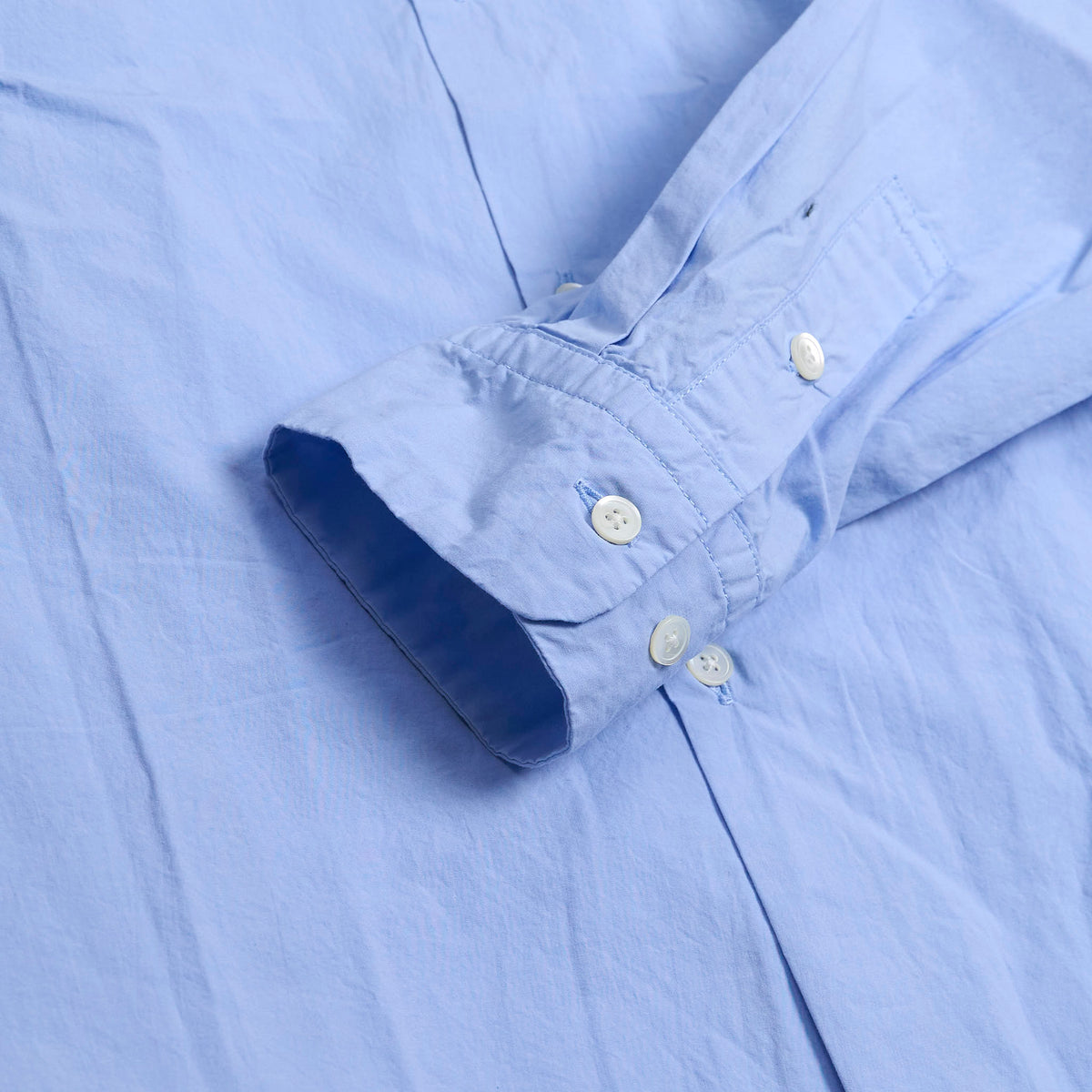Sage De Cret Broadcloth Long Sleeve Pocket Shirt