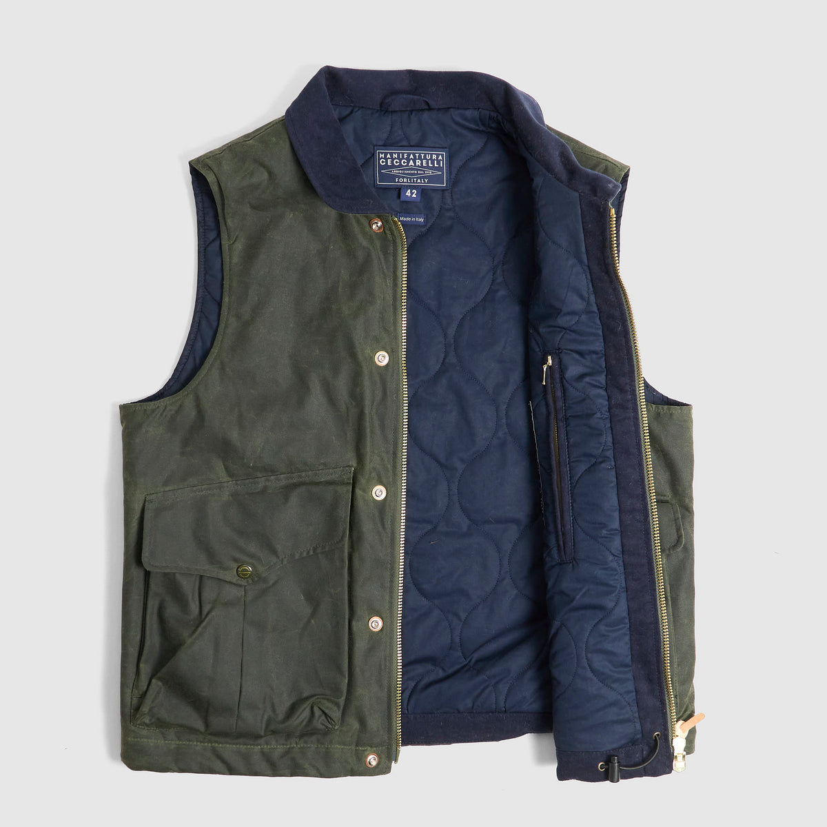 Manifattura Ceccarelli Wool Lined Vest