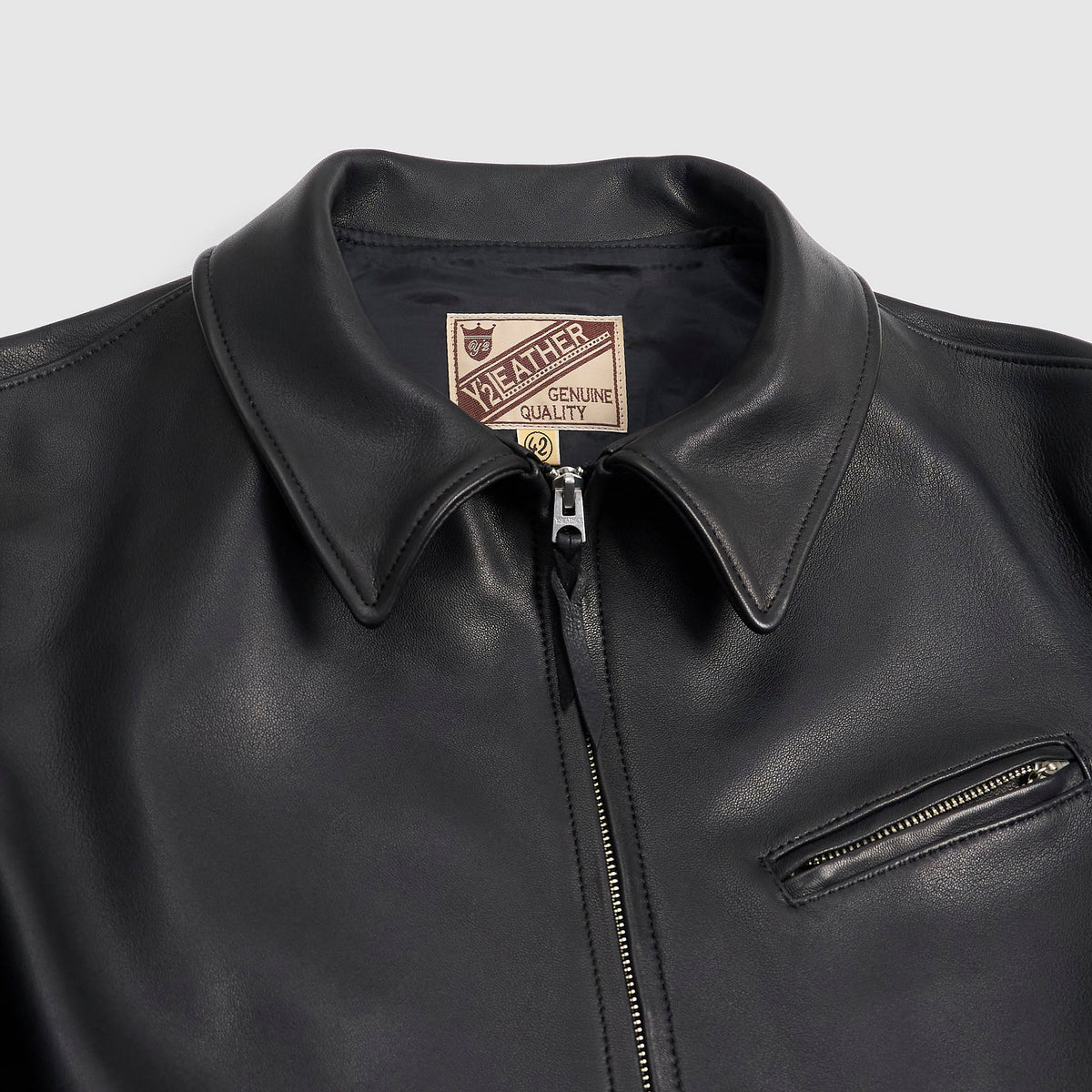 Y'2 Leather Oiled Sheep Leather Jacket