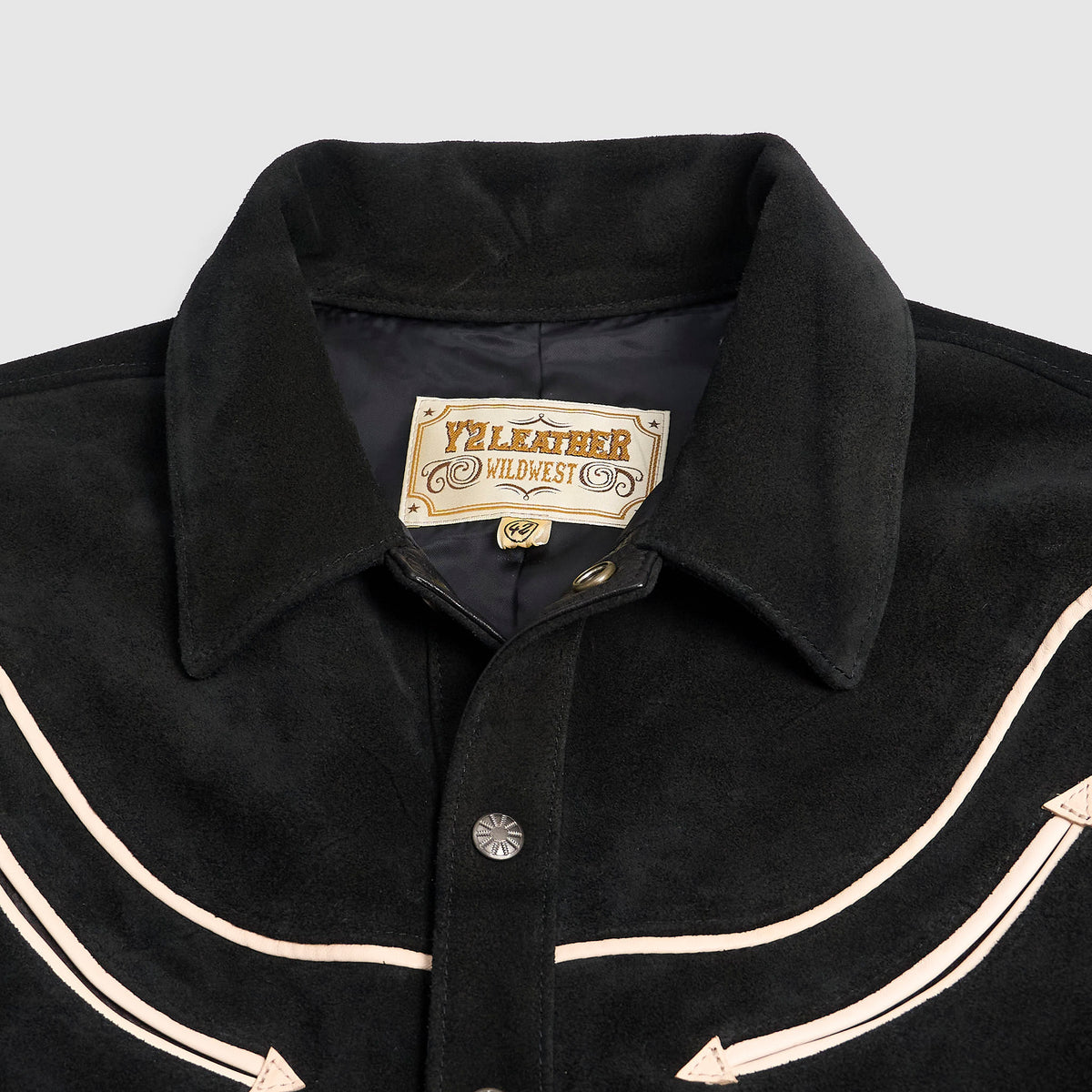 Y'2 Leather Wild West Roughout Steer Leather Jacket