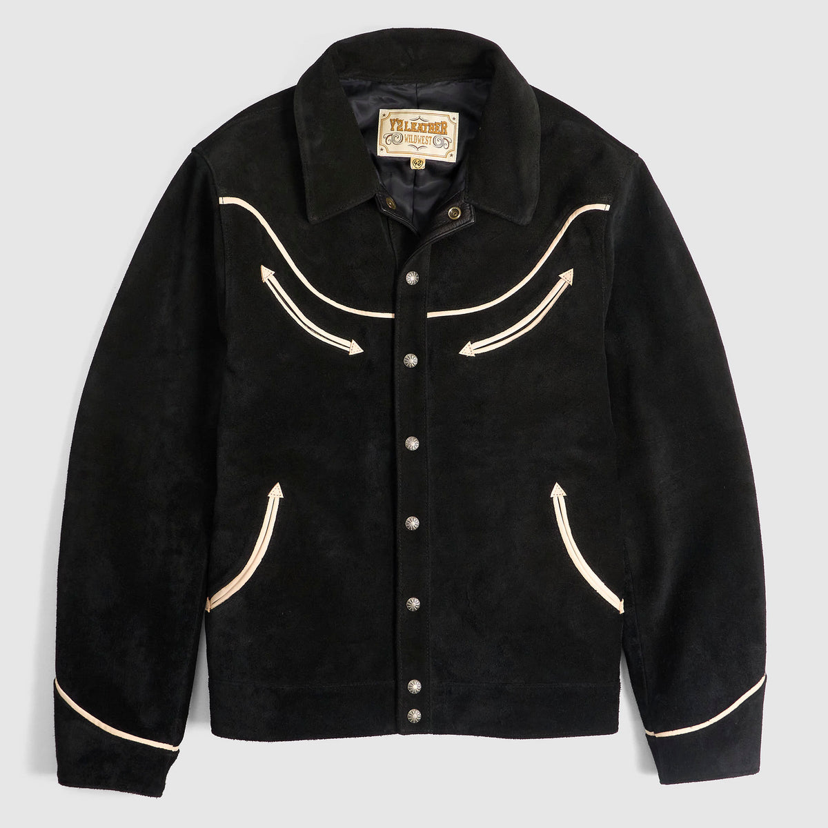 Y'2 Leather Wild West Roughout Steer Leather Jacket