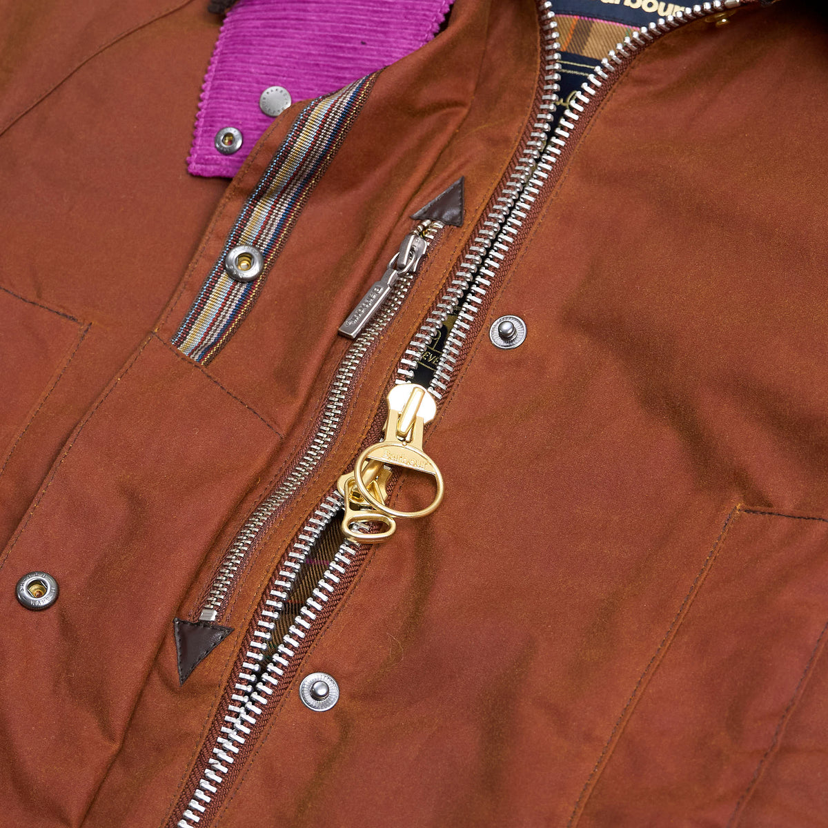 Barbour x Paul Smith Ladies Modern Beaufort Wax-Jacket