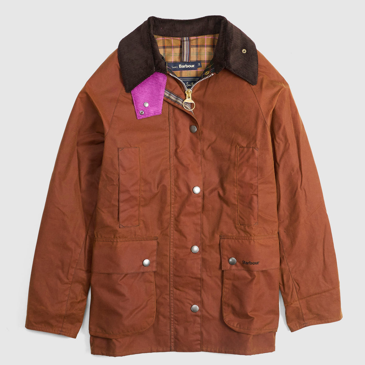 Barbour x Paul Smith Ladies Modern Beaufort Wax-Jacket
