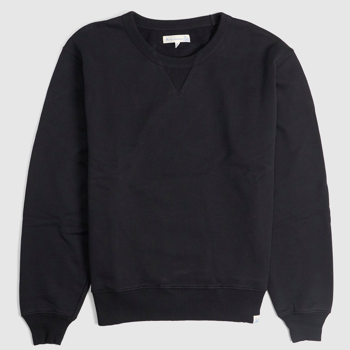 Merz b. Schwanen Relaxed Fit Crew Neck Sweatshirt