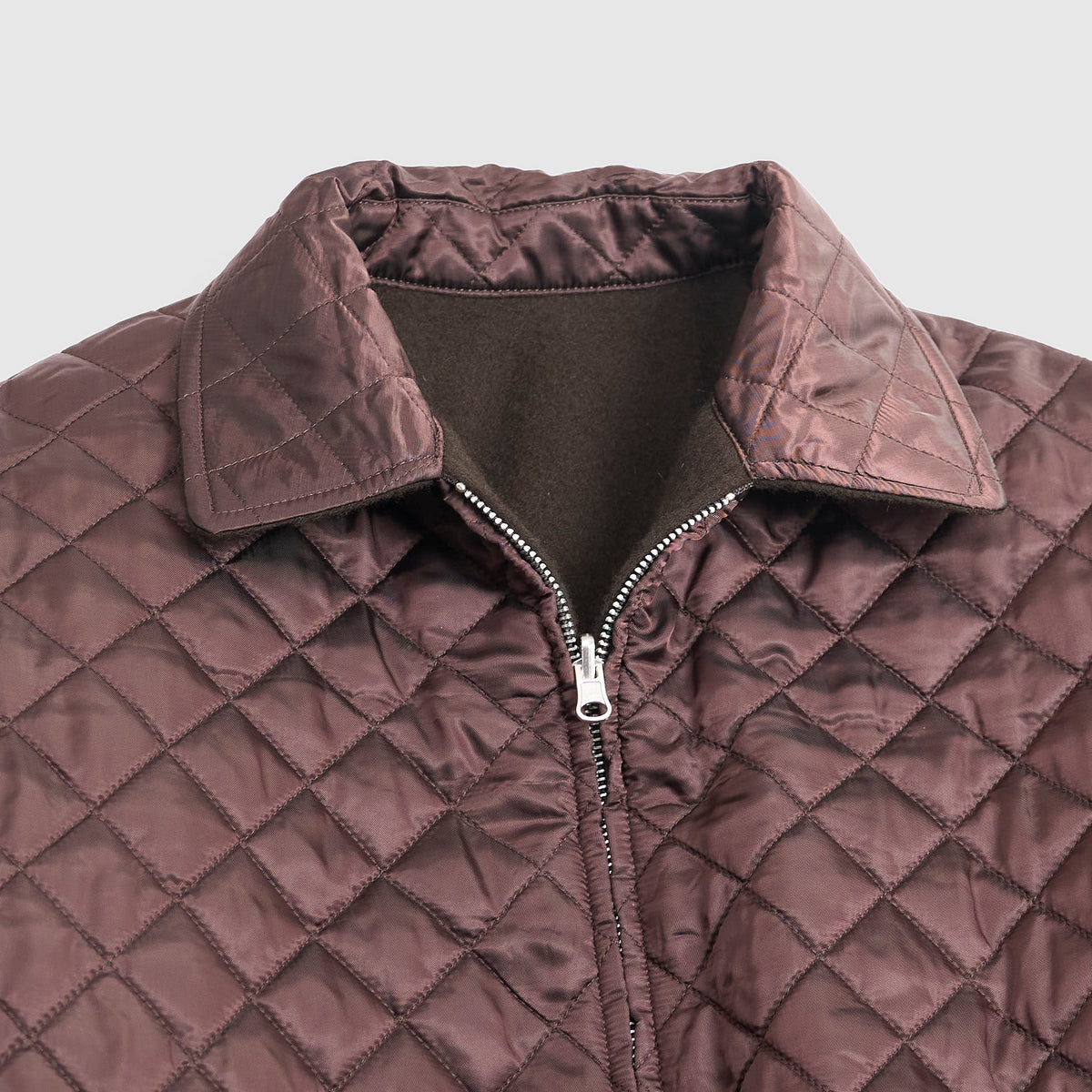 Comme Des Garçons Homme Quilted Reversible Zip Wool Jacket