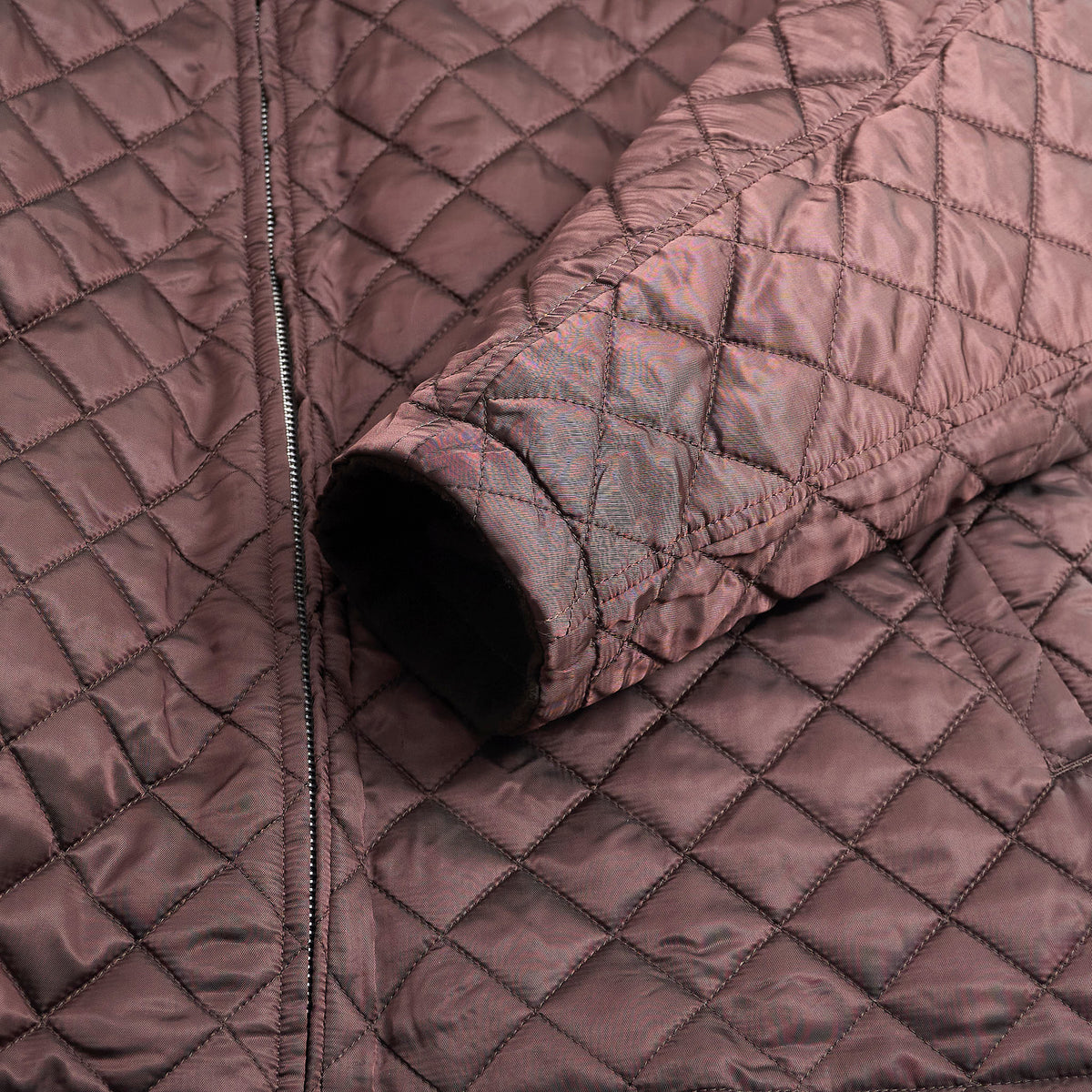 Comme Des Garçons Homme Quilted Reversible Zip Wool Jacket