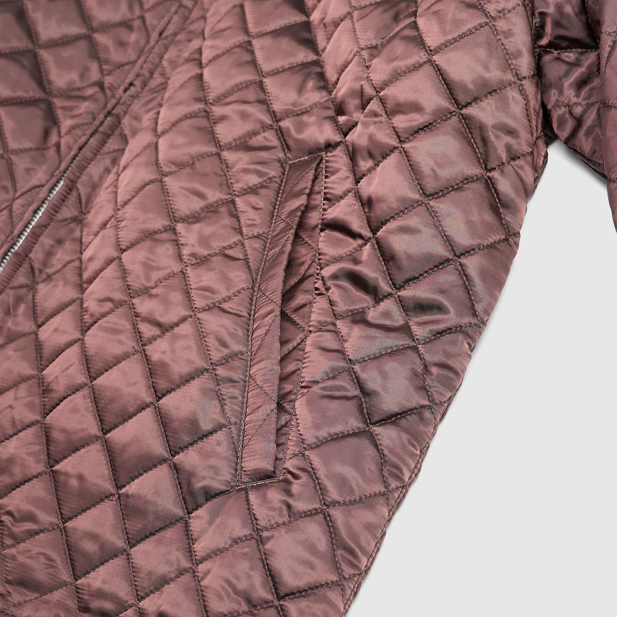 Comme Des Garçons Homme Quilted Reversible Zip Wool Jacket