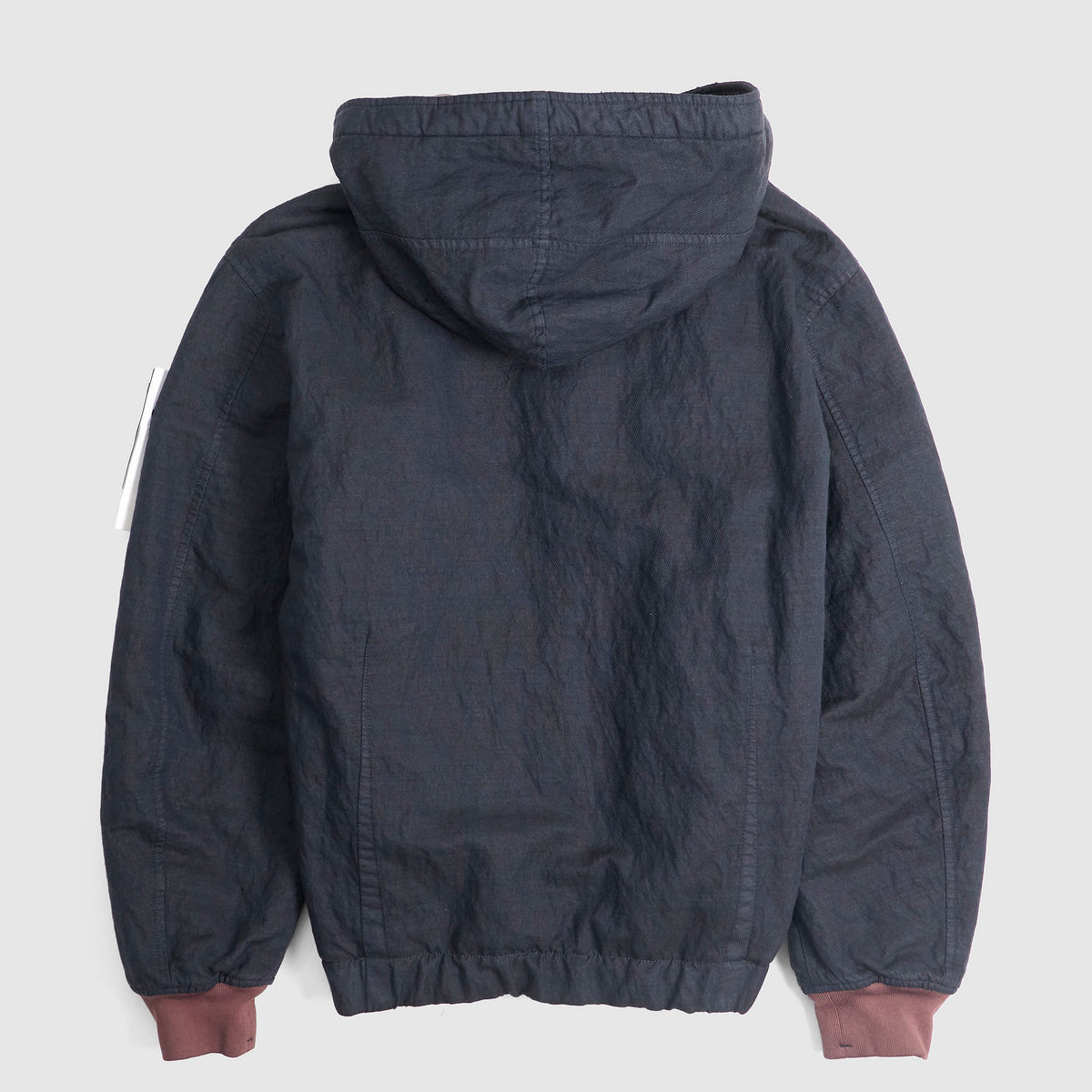 Stone Island Diagonal Cotton Wool Short Parka