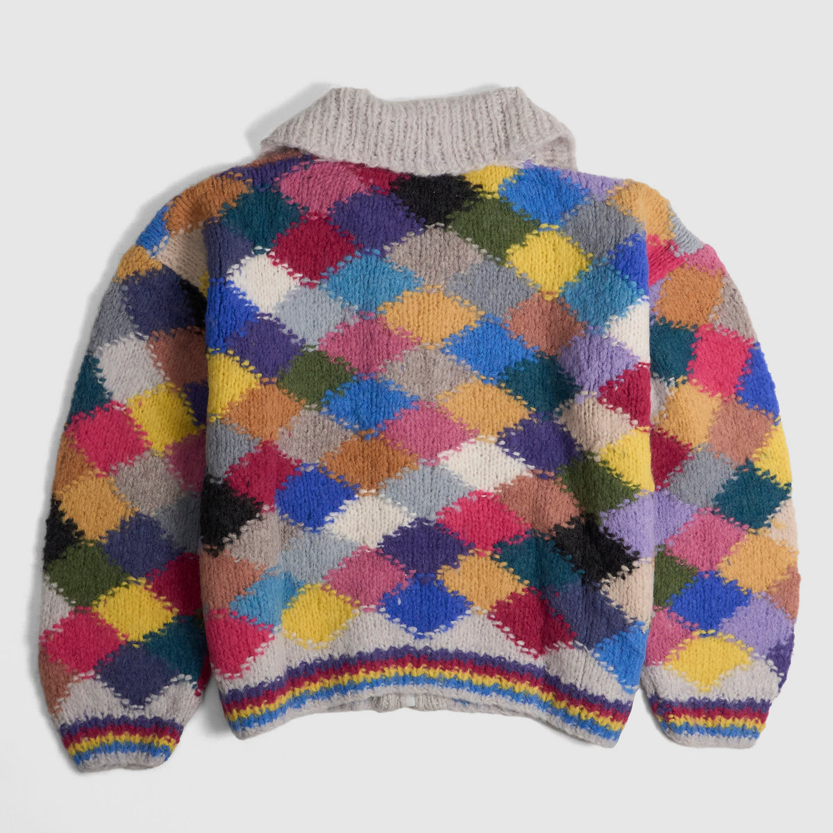 Frantic Ladies Hand-Knitted Full-Zip Cardigan