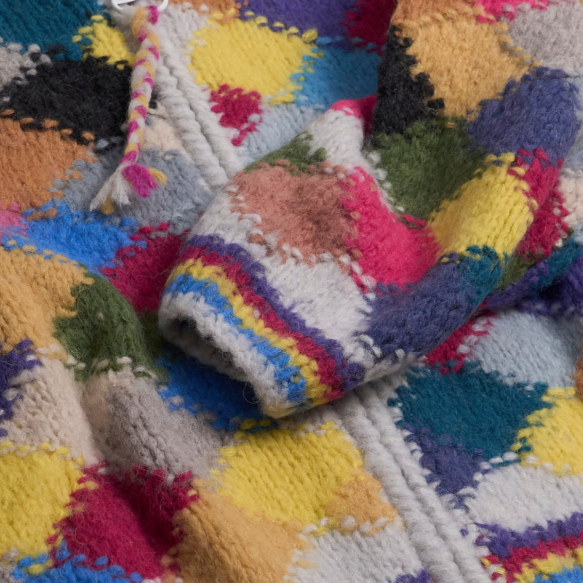 Frantic Ladies Hand-Knitted Full-Zip Cardigan