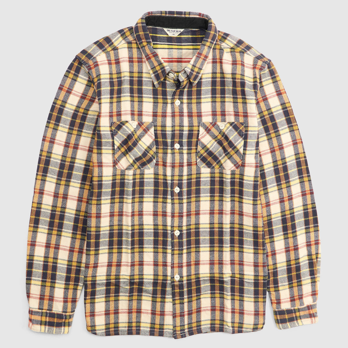 The Flat Head Flannel Plaid Work Shirt
