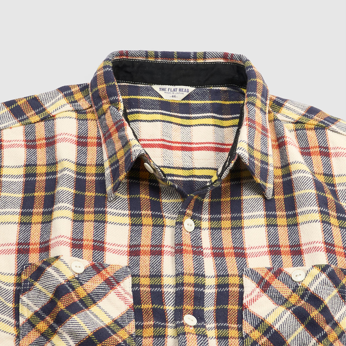 The Flat Head Flannel Plaid Work Shirt
