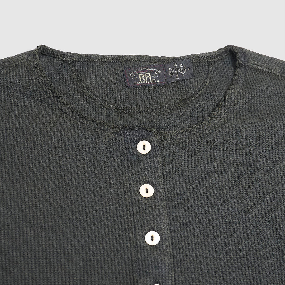 RRL Ladies Waffle Henley