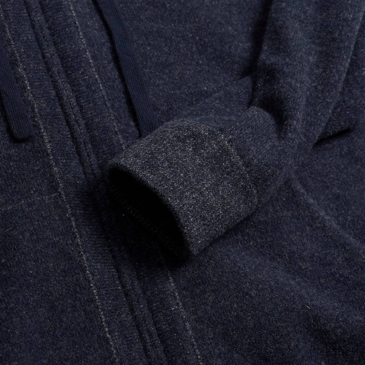 Roberto Collina Knit Zip Extrafine Merino Comfy Hoodie