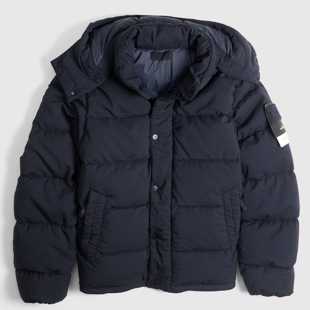 Stone Island Ghost Piece Wool Rip Stop Down Jacket