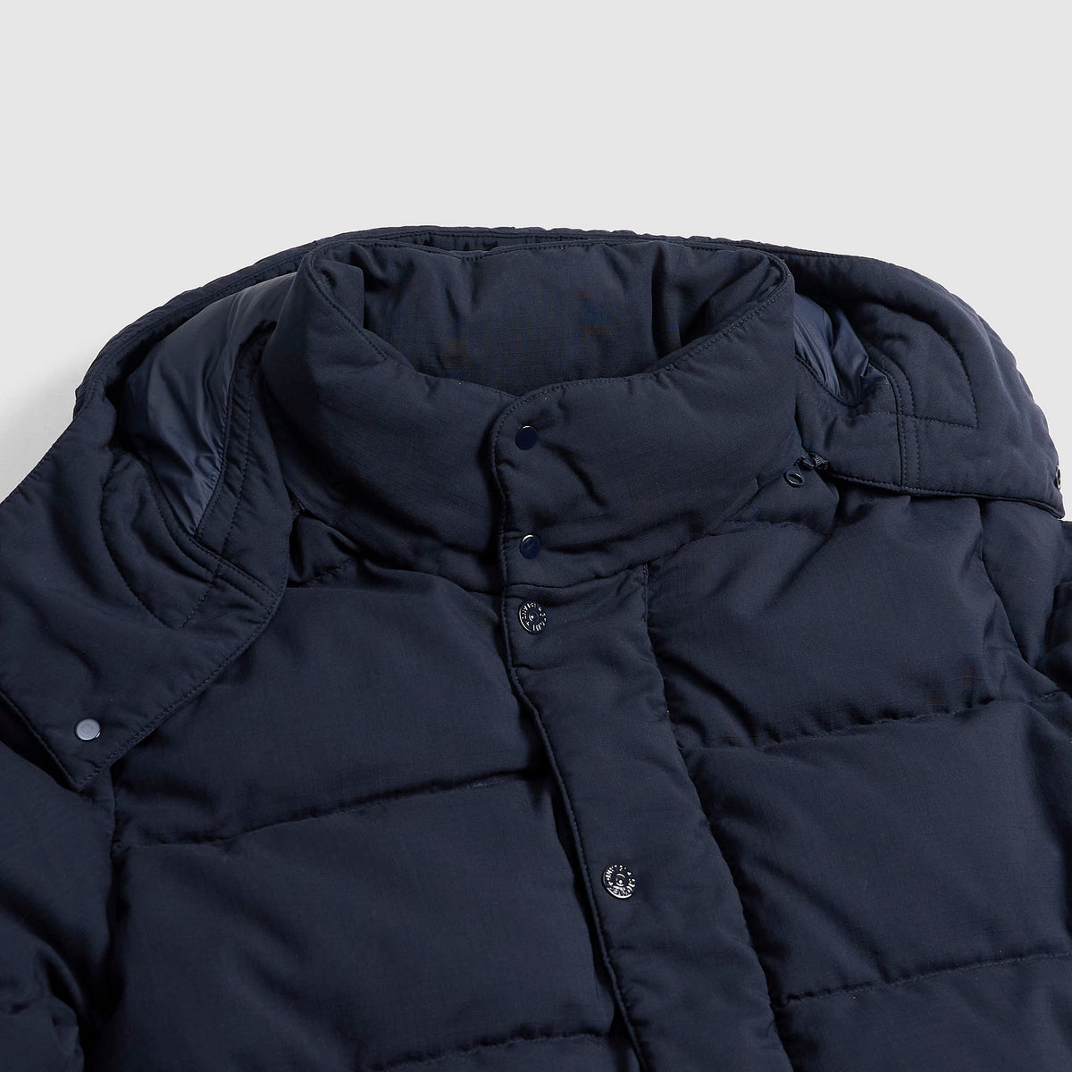 Stone Island Ghost Piece Wool Rip Stop Down Jacket