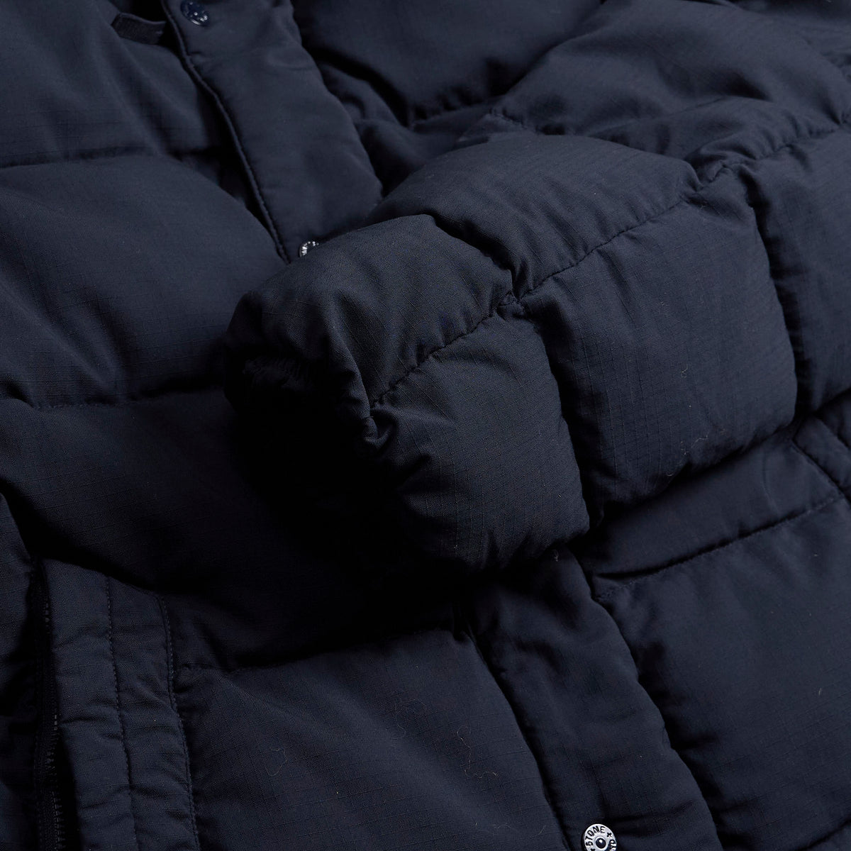 Stone Island Ghost Piece Wool Rip Stop Down Jacket
