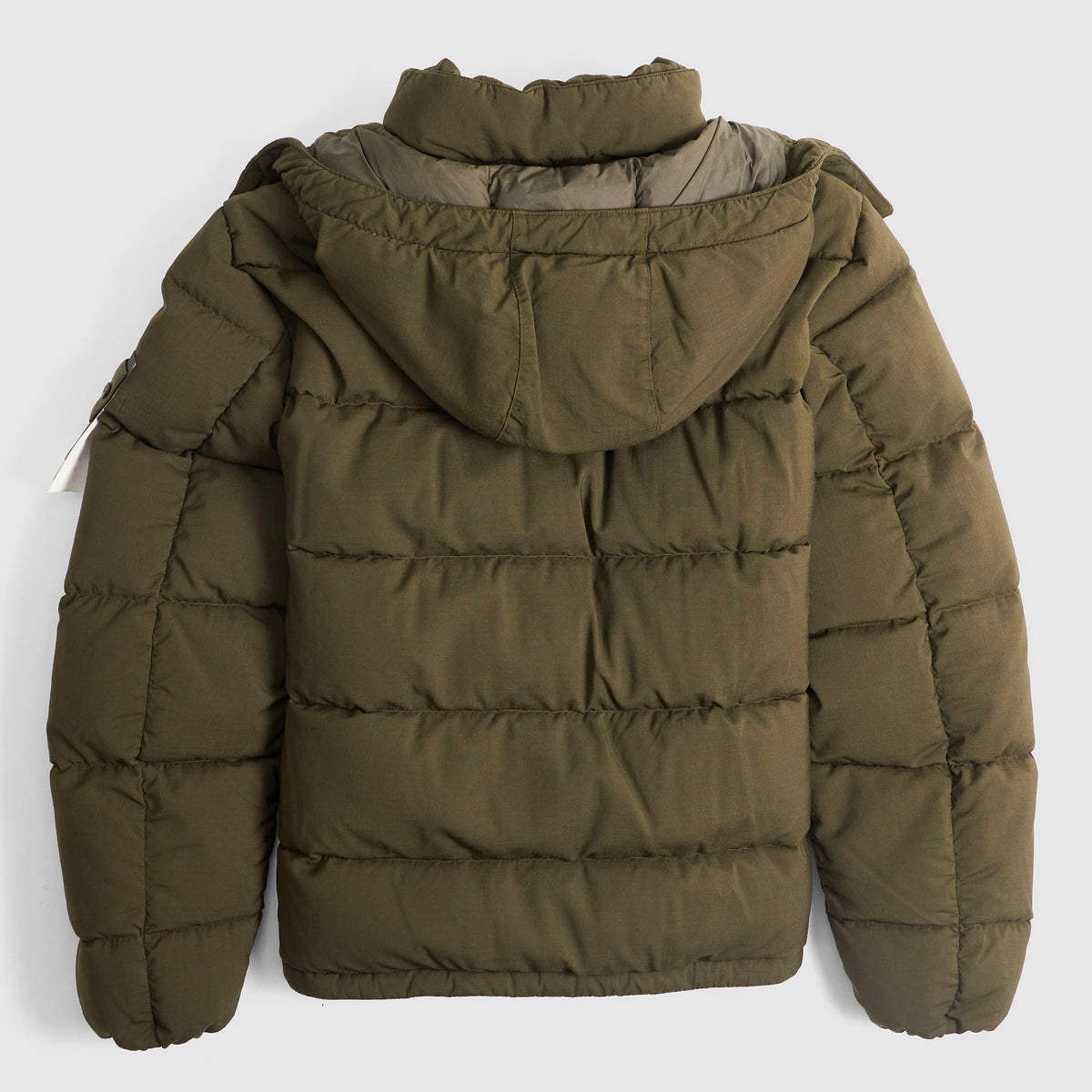 Stone Island Ghost Piece Wool Rip Stop Down Jacket