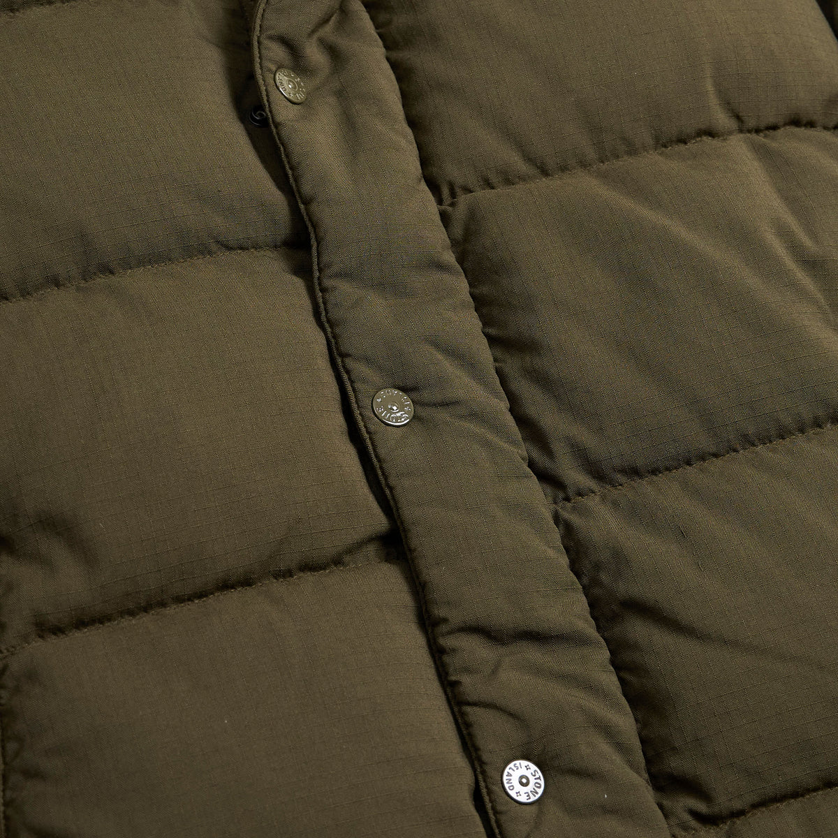 Stone Island Ghost Piece Wool Rip Stop Down Jacket