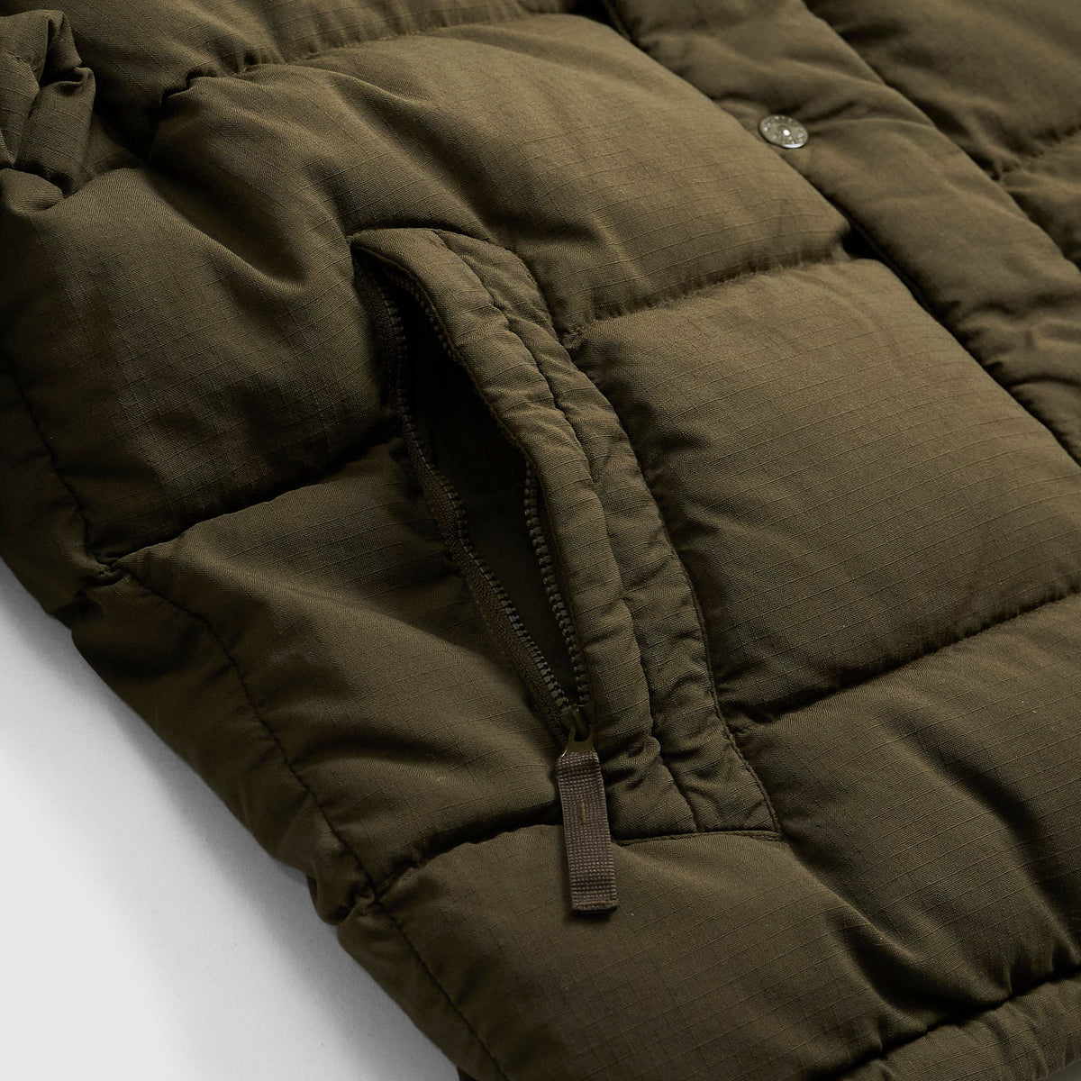 Stone Island Ghost Piece Wool Rip Stop Down Jacket