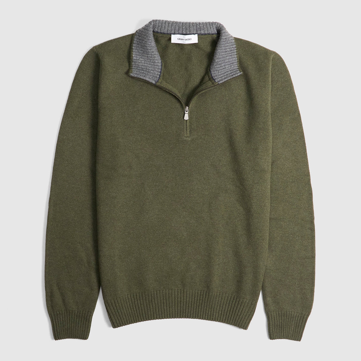 Gran Sasso Half-Zip Wool Jumper