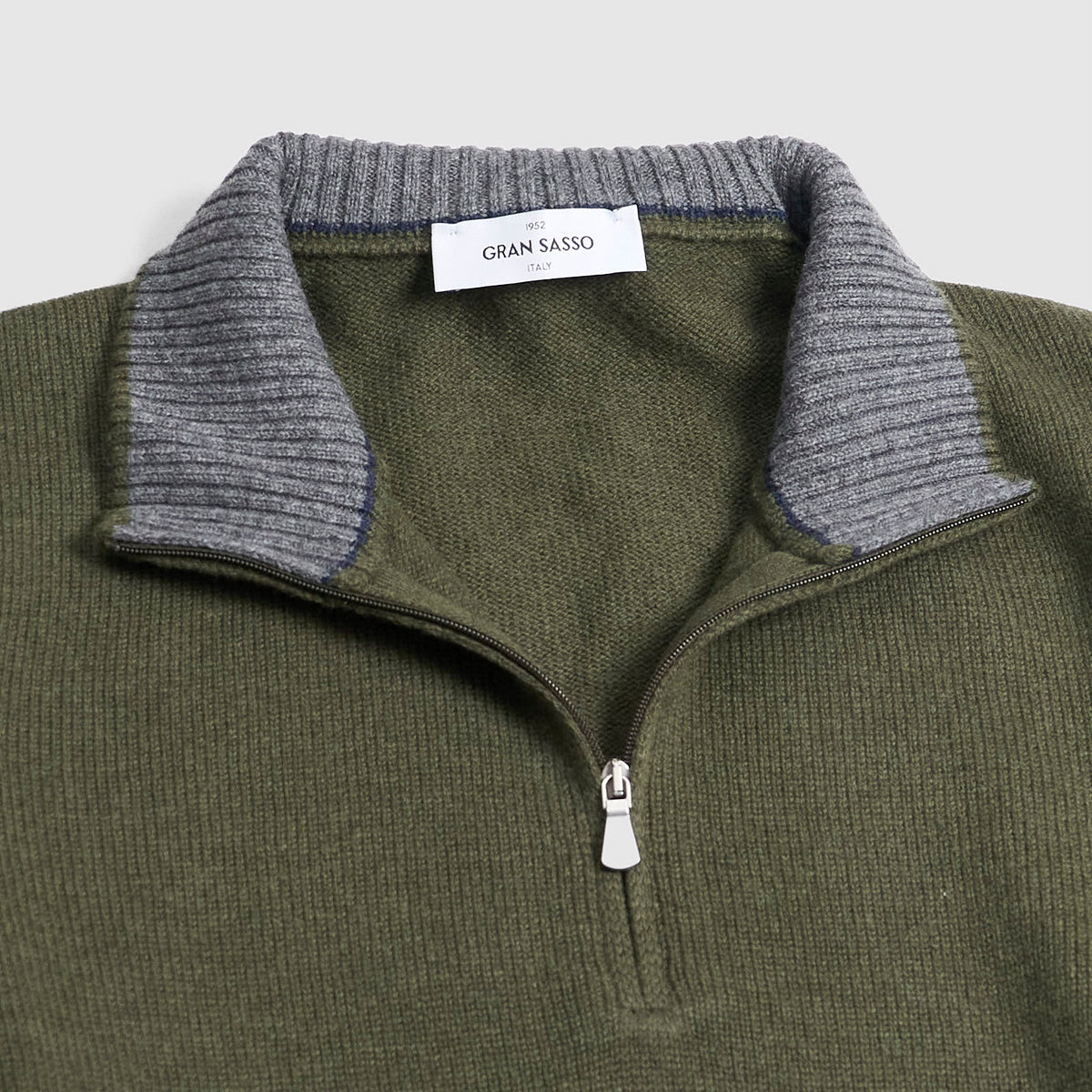 Gran Sasso Half-Zip Wool Jumper