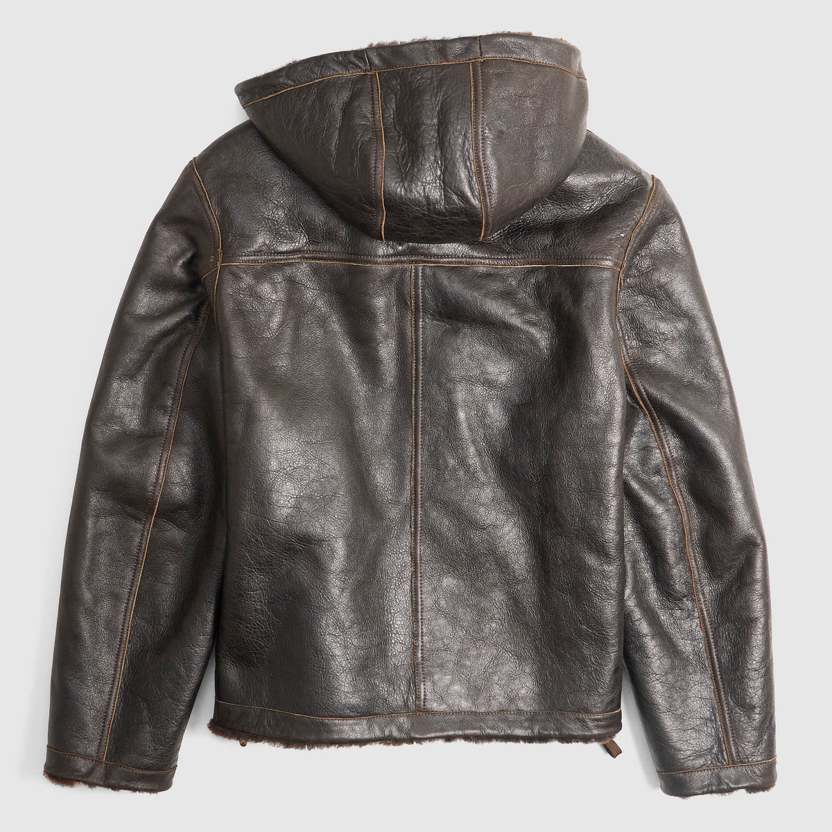 Salvatore Santoro Hooded Lambskin Reversible Shearling Jacket