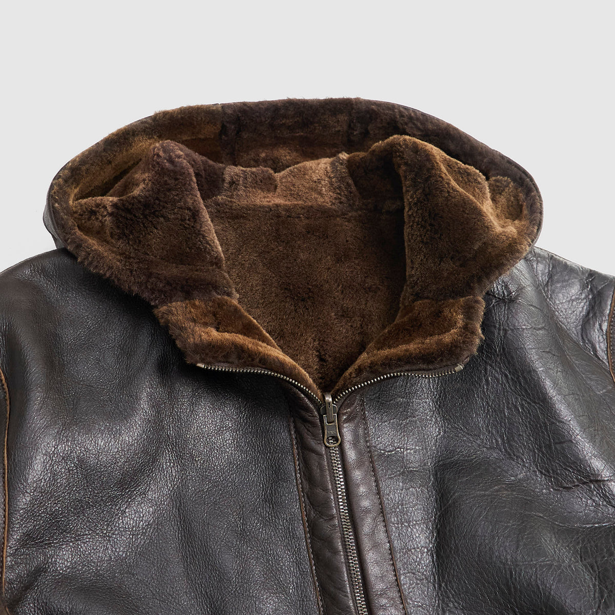 Salvatore Santoro Hooded Lambskin Reversible Shearling Jacket