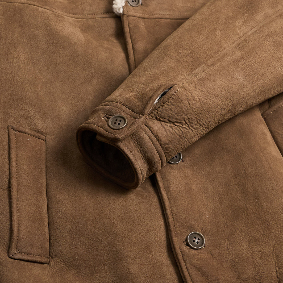Salvatore Santoro Antique Western Shearling Jacket