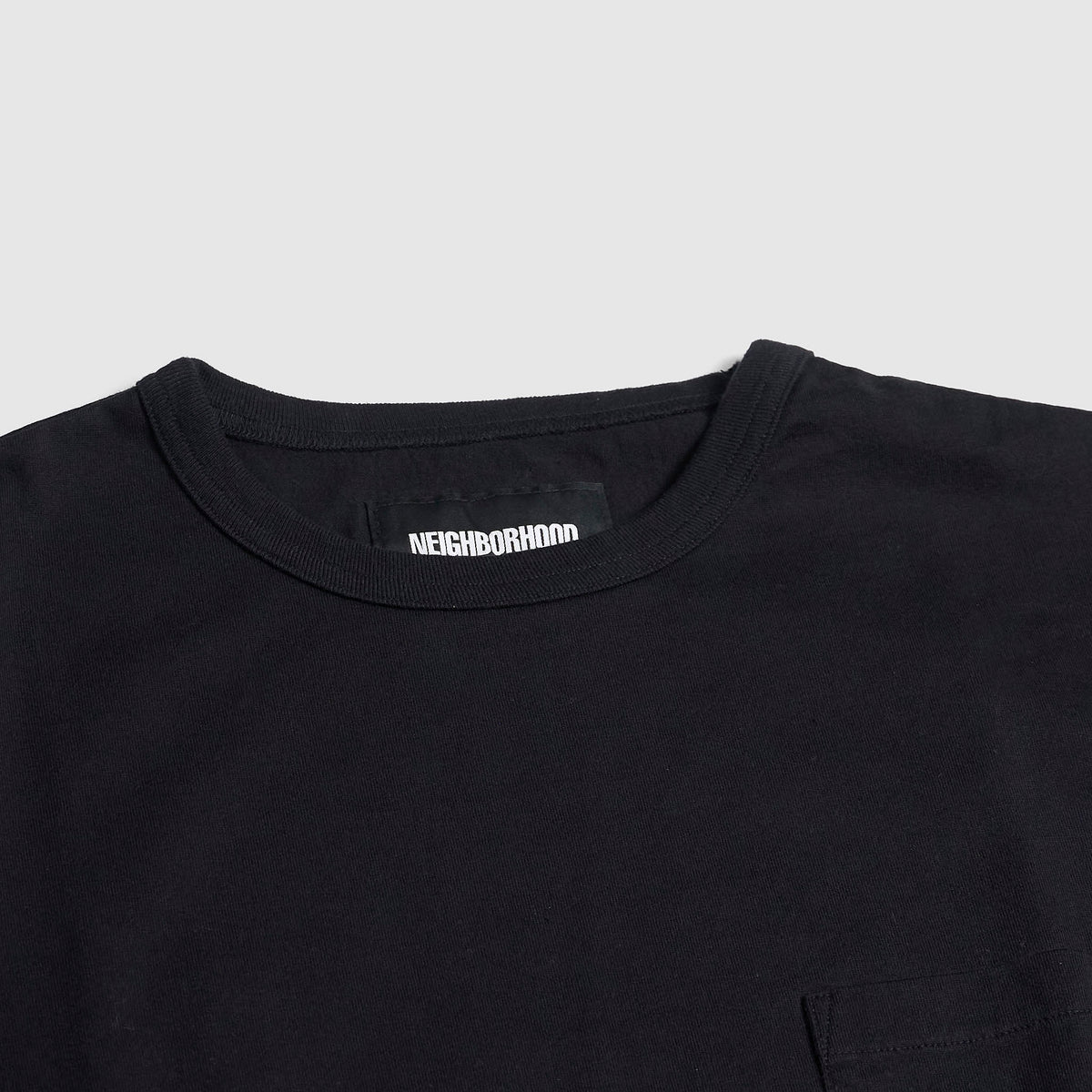 Neighborhood Longsleeve Medium Weight Crew Neck Pocket T-Shirt