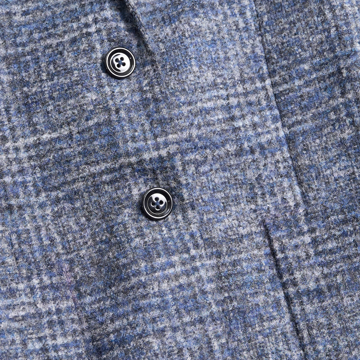 Circolo Blazer Ladies 2 Button Plaid Alpaca Blazer