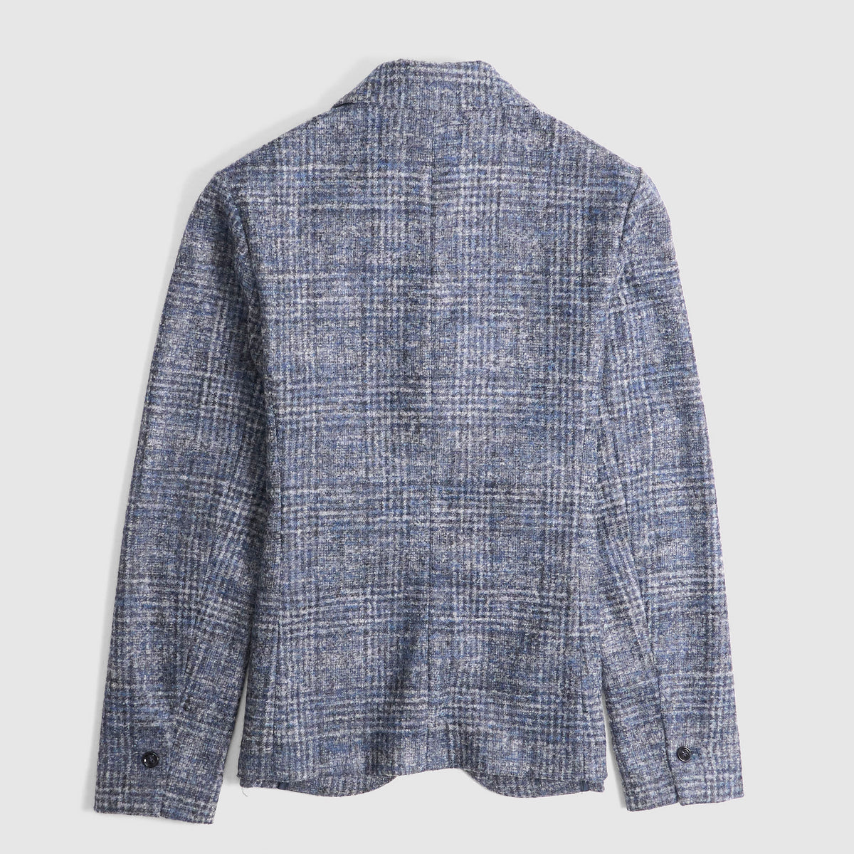 Circolo Blazer Ladies 2 Button Plaid Alpaca Blazer