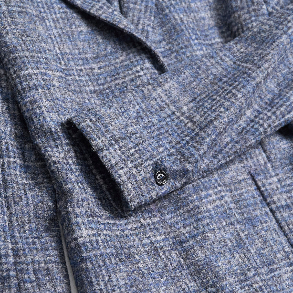Circolo Blazer Ladies 2 Button Plaid Alpaca Blazer