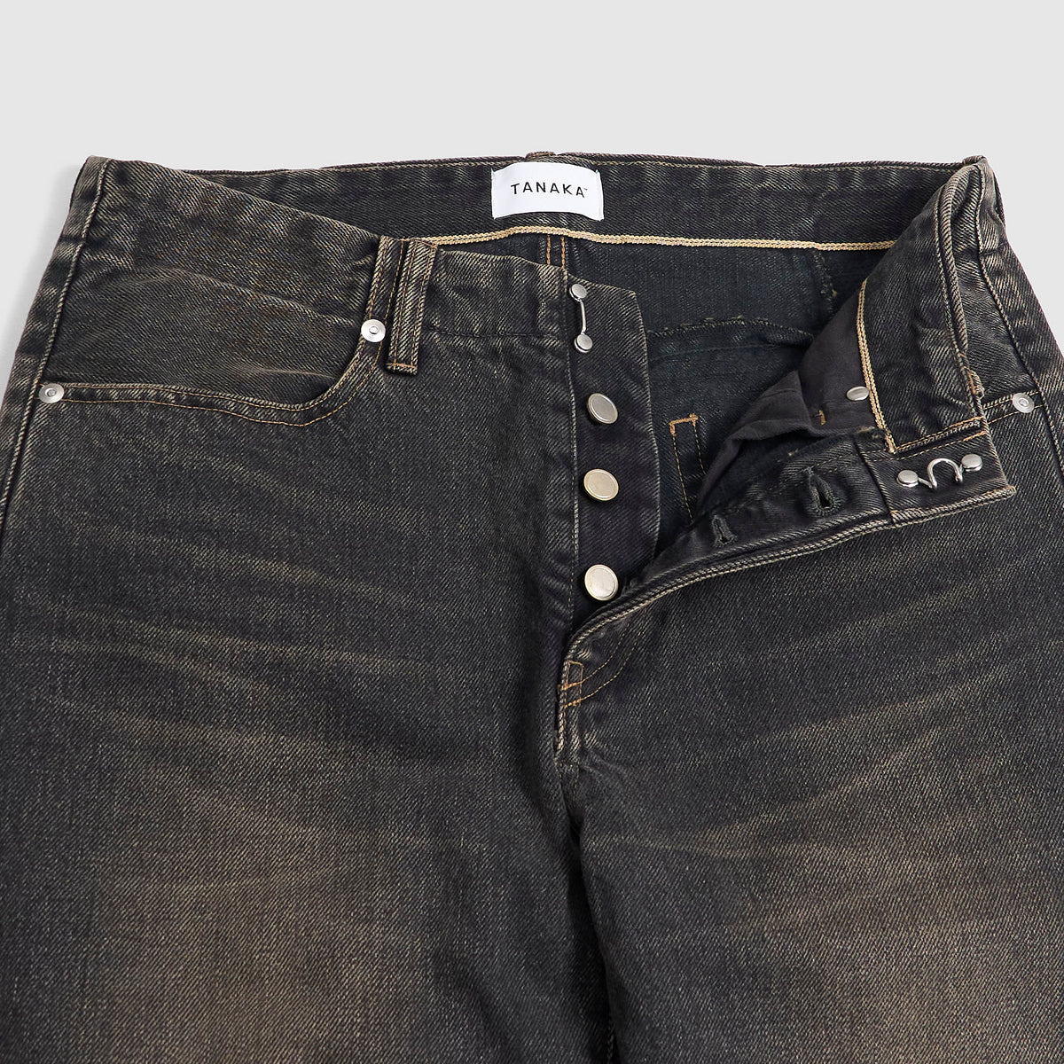 Tanaka NY TYO Ladies New Classic Black Denim 5 Pkt Denim