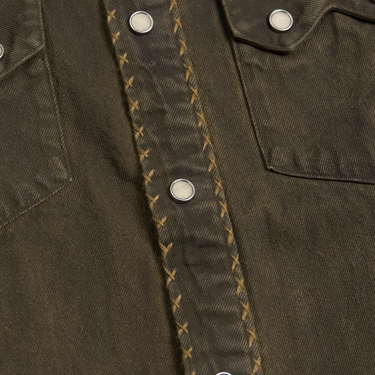 RRL Ladies Woven Denim Overshirt Jacket