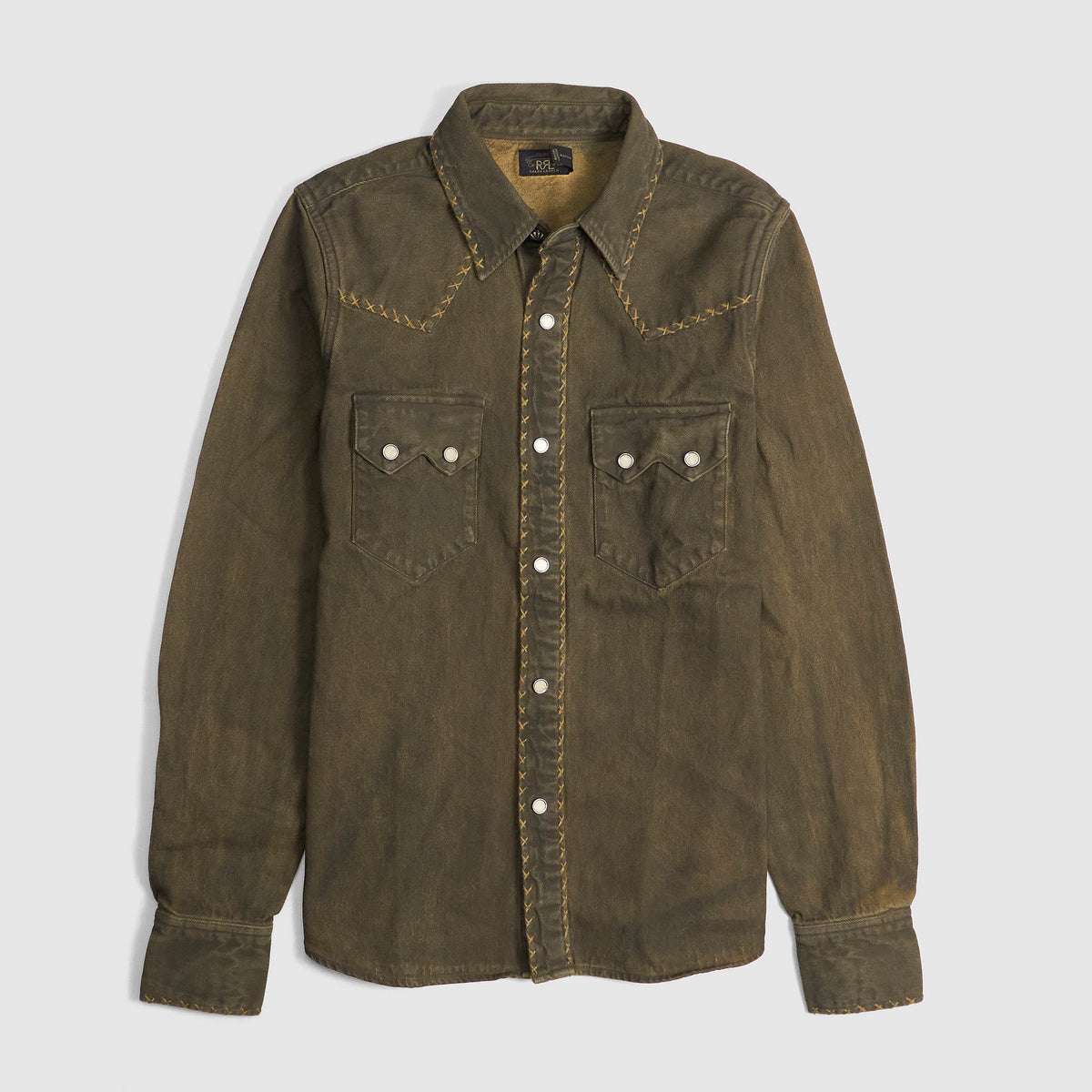 RRL Ladies Woven Denim Overshirt Jacket
