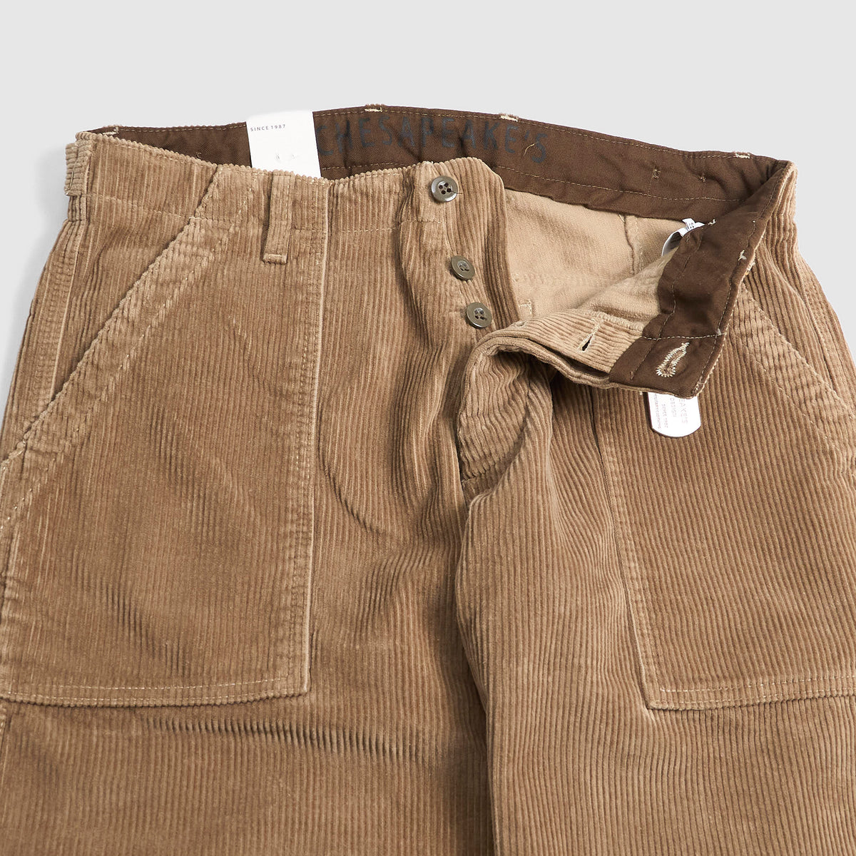 Chesapeake's Corduroy Wide Wale Fatigue Pant