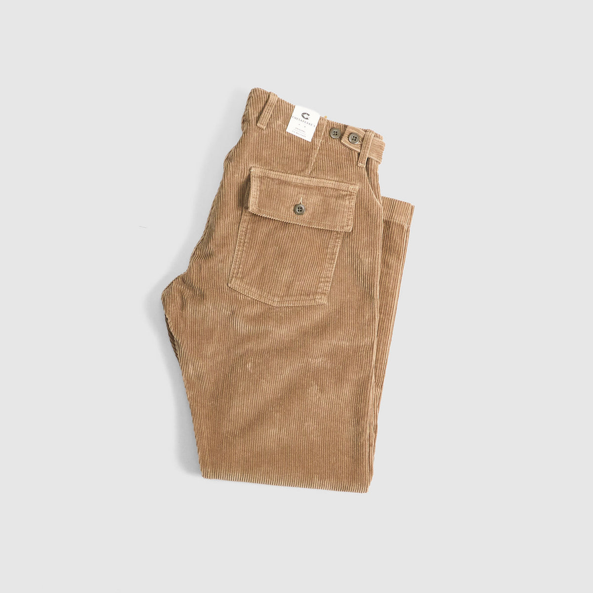 Chesapeake's Corduroy Wide Wale Fatigue Pant
