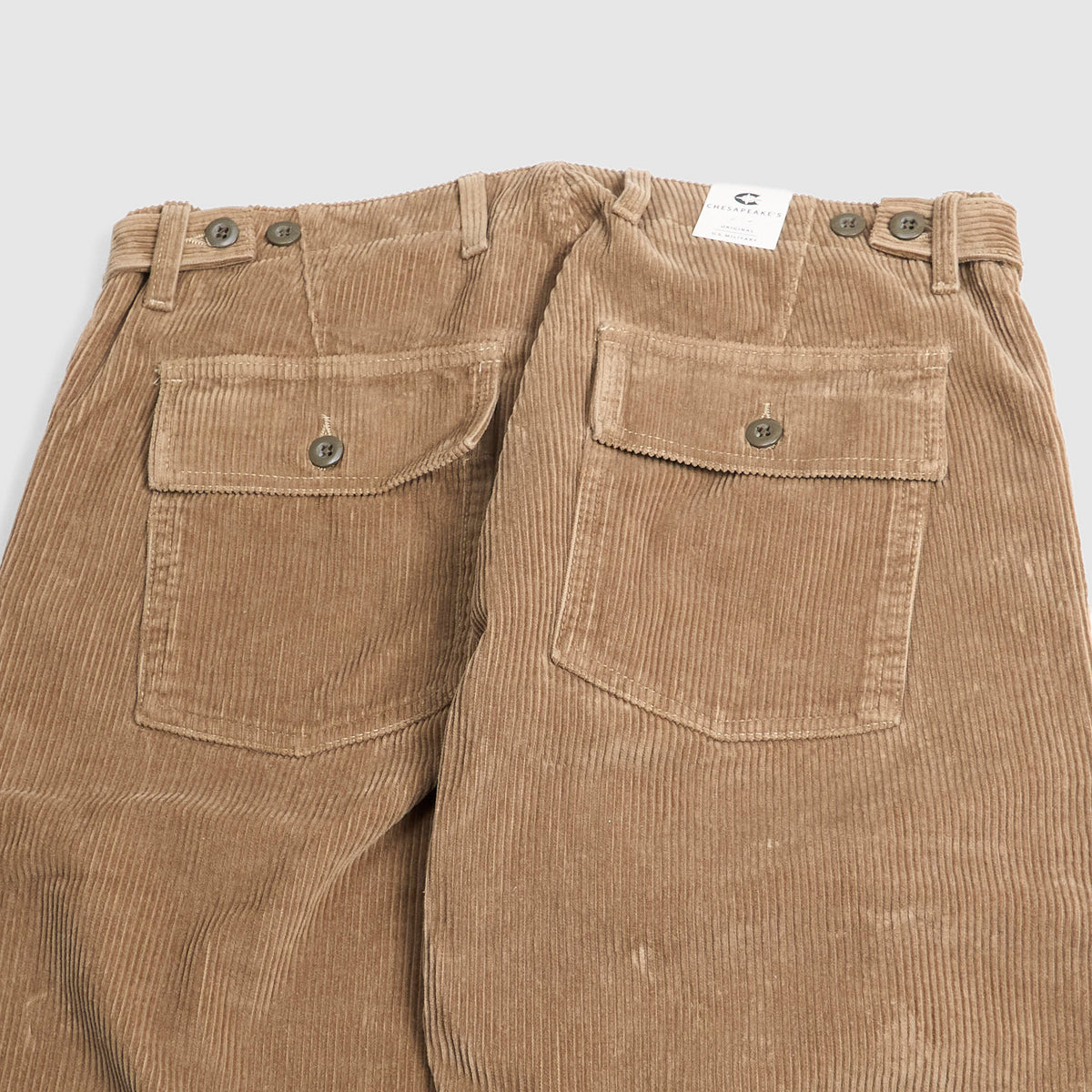Chesapeake's Corduroy Wide Wale Fatigue Pant