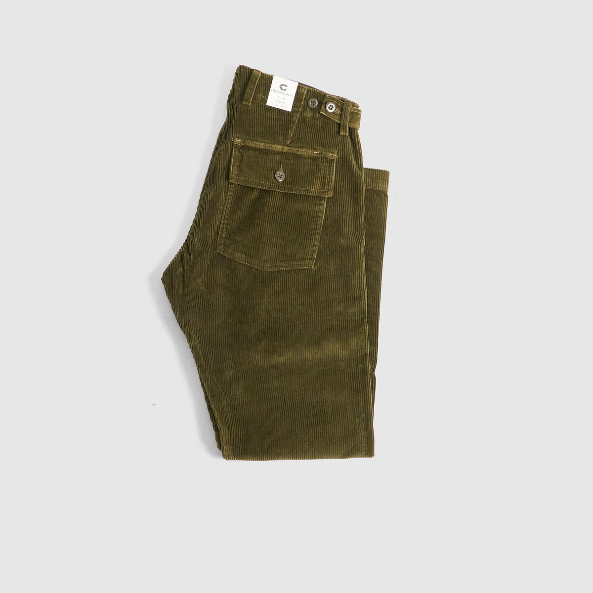 Chesapeake's Corduroy Wide Wale Fatigue Pant