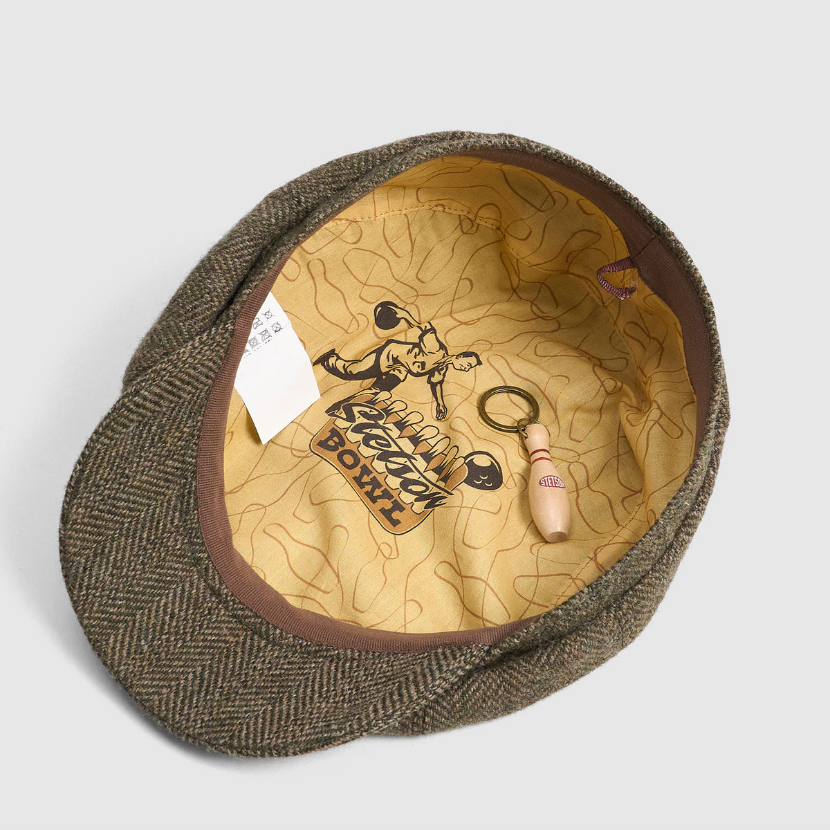 Stetson Hatteras Bowling Herringbone Driver Cap