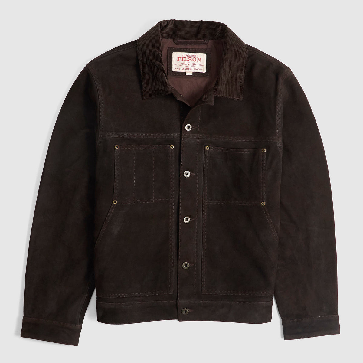 Filson Waxed Leather Cruiser Jacket
