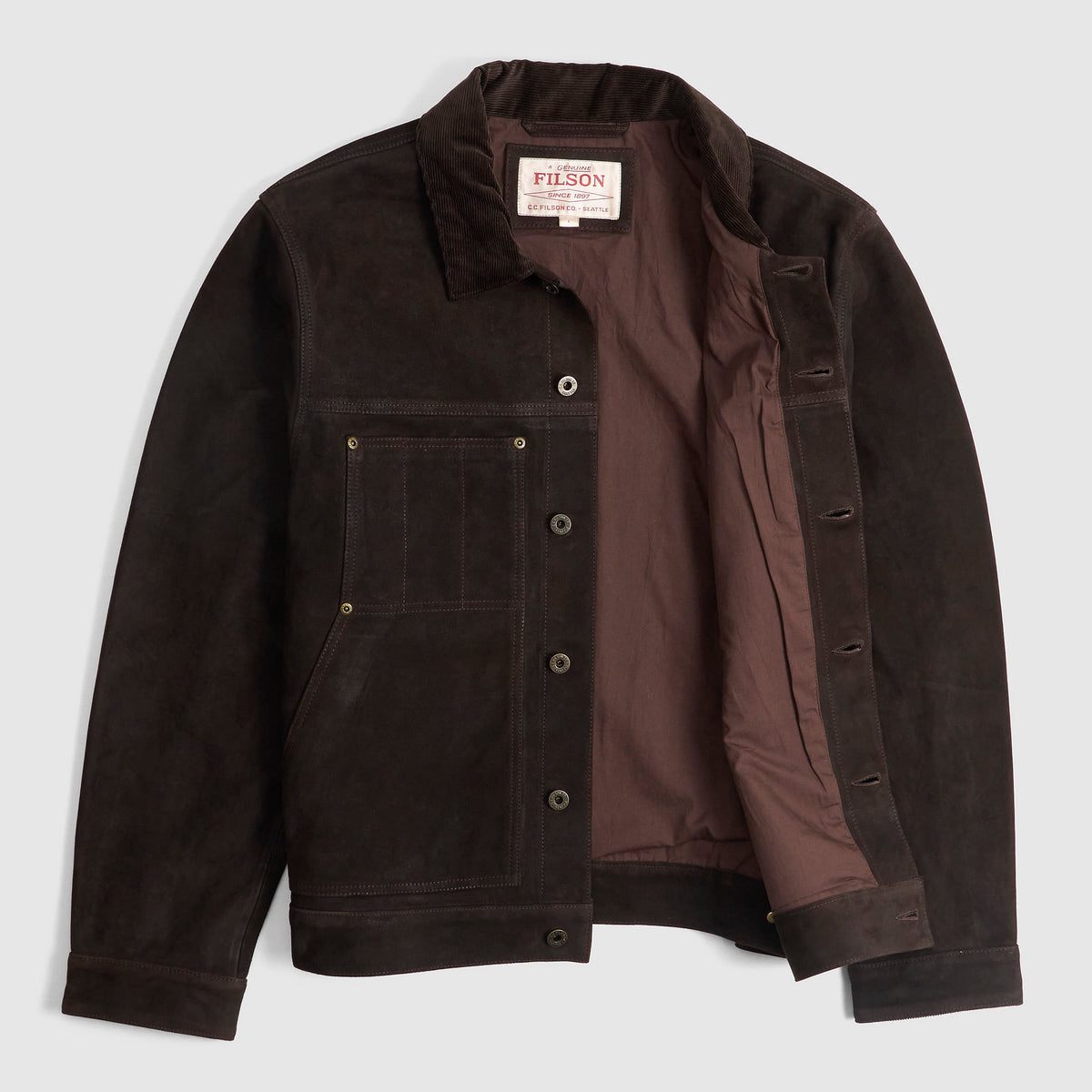Filson Waxed Leather Cruiser Jacket