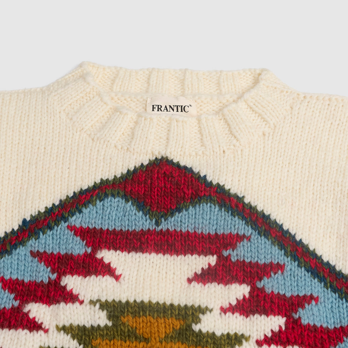 Frantic Southwestern Knitted Sleevles Jumper