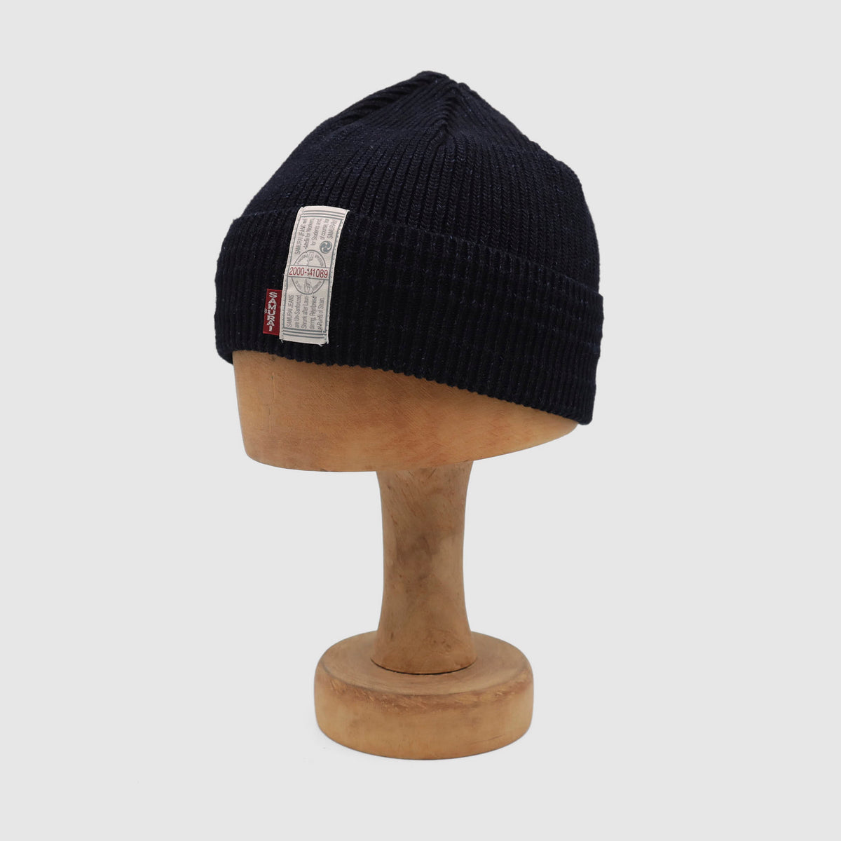 Samurai Indigo Cotton Beanie