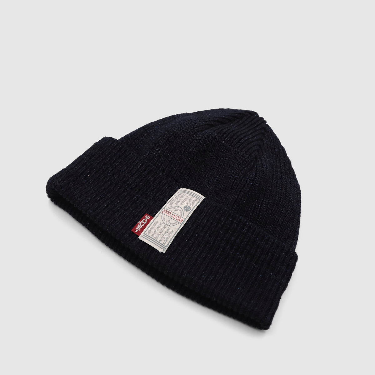 Samurai Indigo Cotton Beanie
