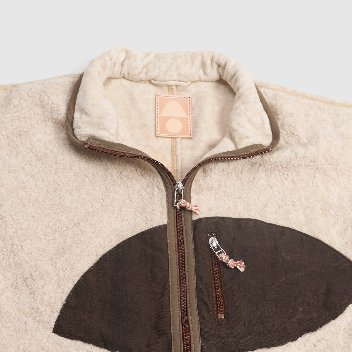 Cottle x DeeCee style Natural Cashmere Sunset Pile Fleece Jacket