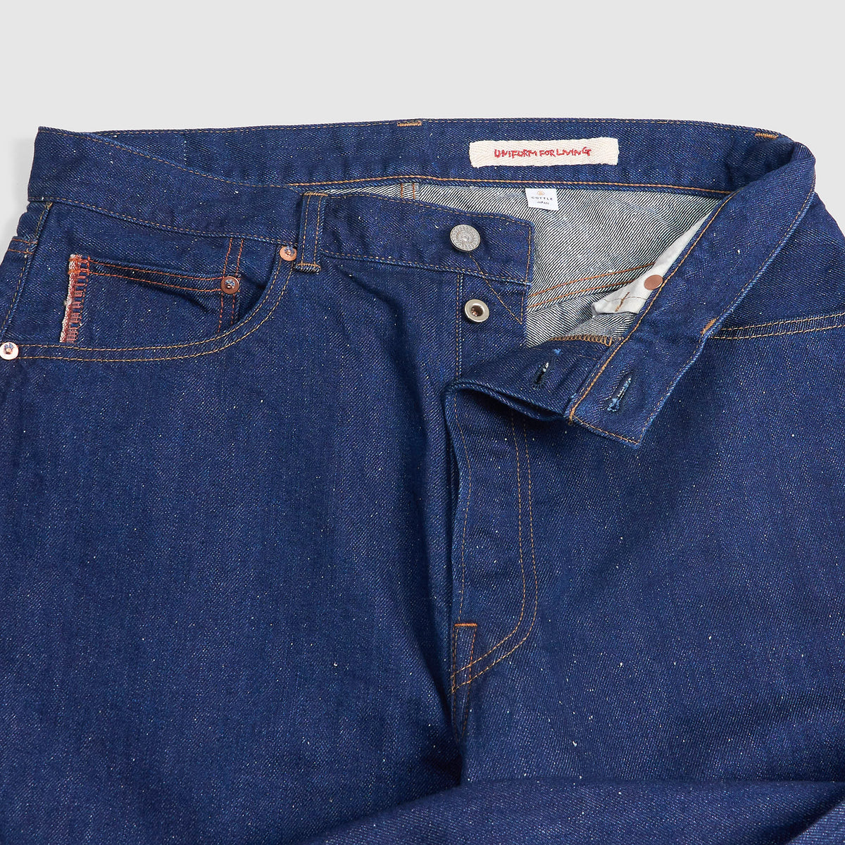 Cottle C.T.L. Cotton-Linen Bengara Wide Denim Jeans
