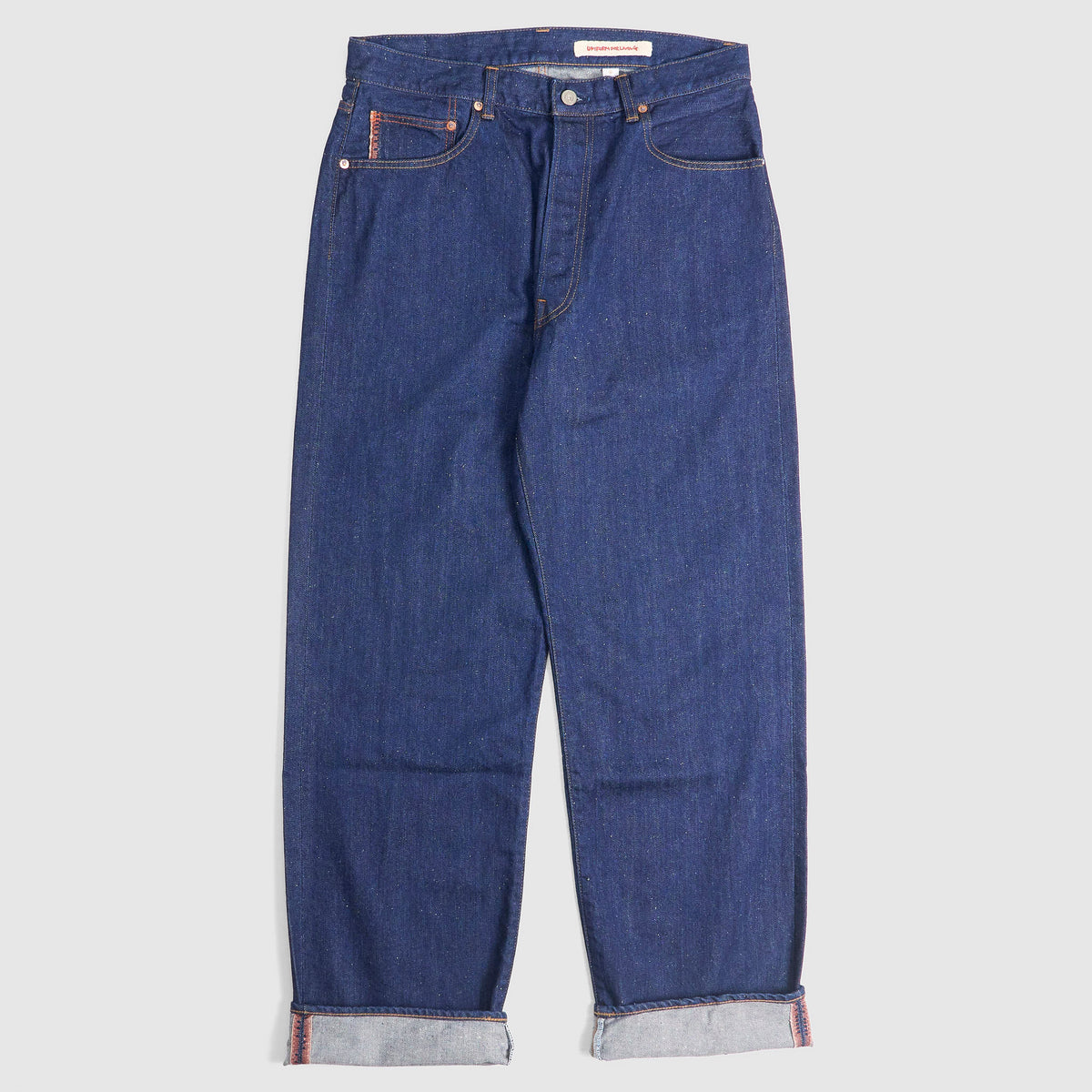 Cottle C.T.L. Cotton-Linen Bengara Wide Denim Jeans